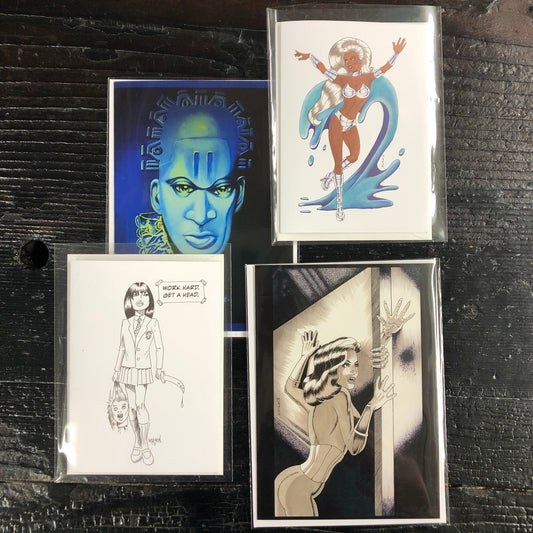 Original Art Greeting Cards by Embonpoint