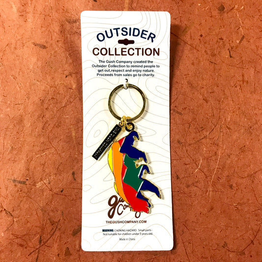 California Bear Sunrise Keychains