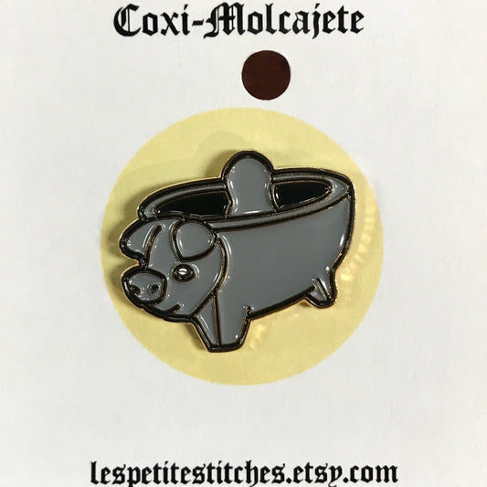 Molcajete Pig Enamel Pin