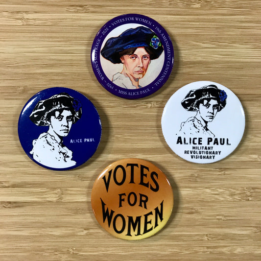 Miss Alice Paul Suffrage Buttons