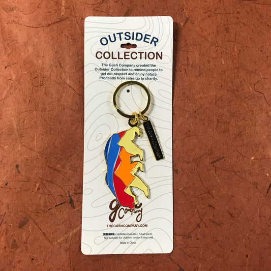 California Bear Sunset Key Chain