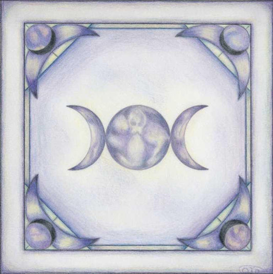 Icons Greeting Cards by Luna Rising Art Studio