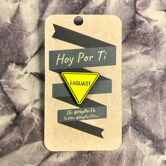 ¡ AGUAS ! Enamel Pin
