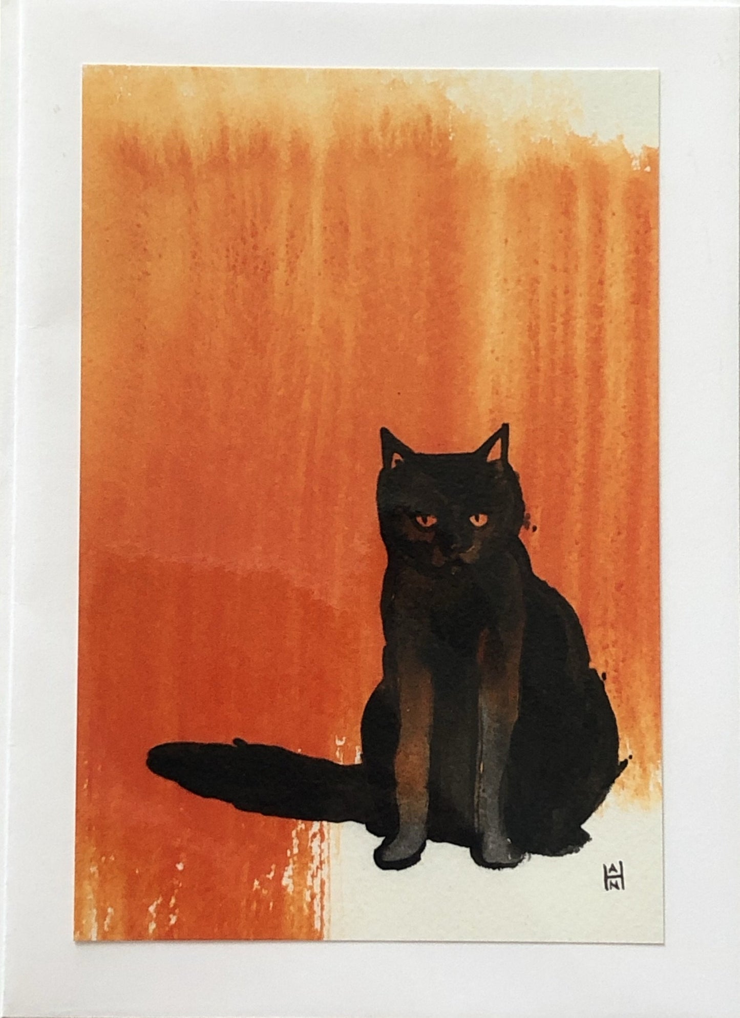 Best Friends Cat Greeting Cards by Stephanie Han