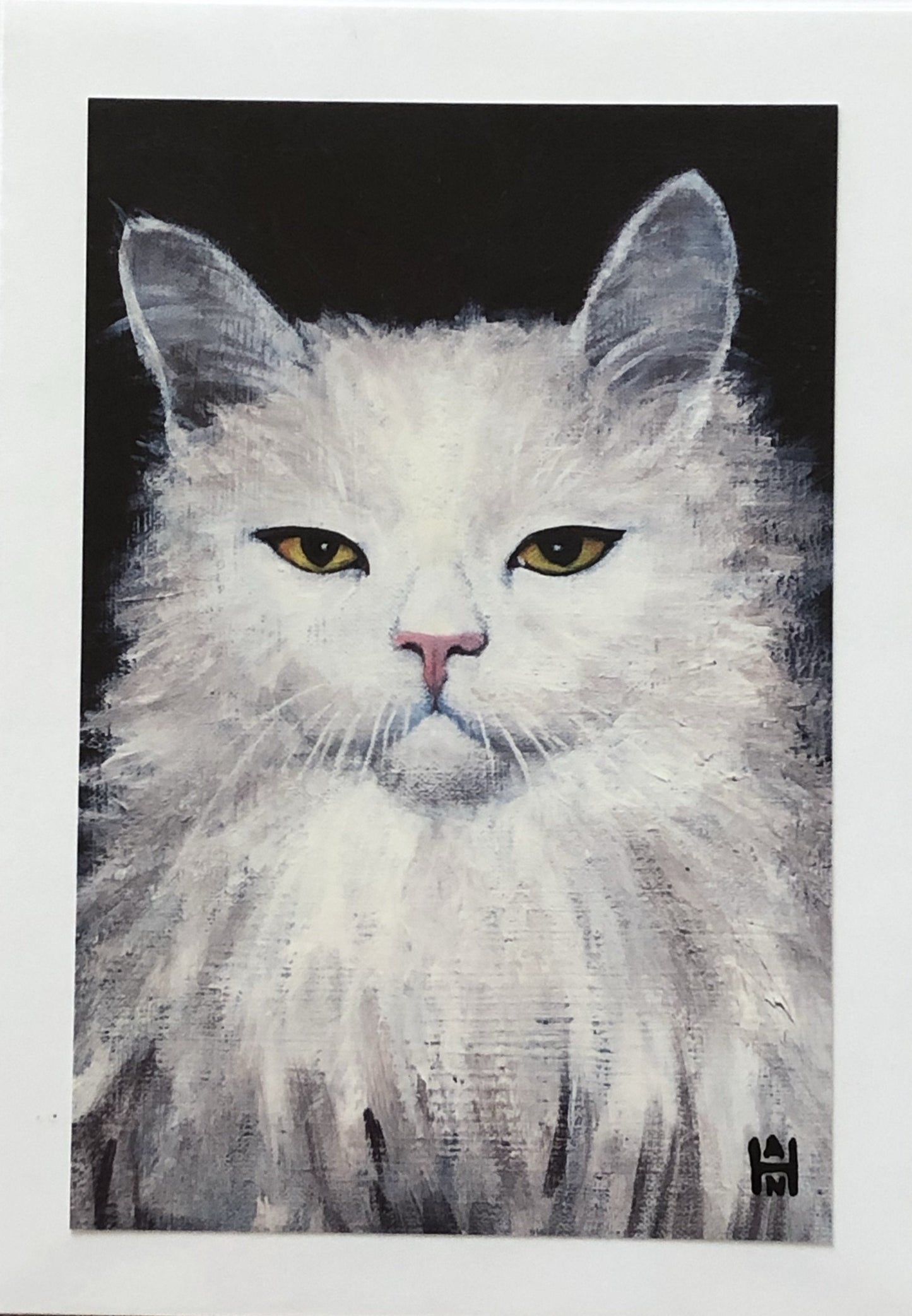 Best Friends Cat Greeting Cards by Stephanie Han