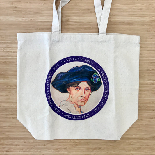 Miss Alice Paul Suffrage Centennial Tote Bag