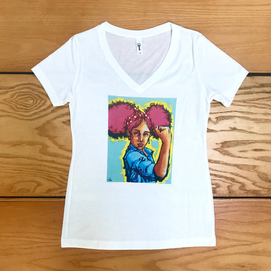 Puff Rosie V-Neck Tee