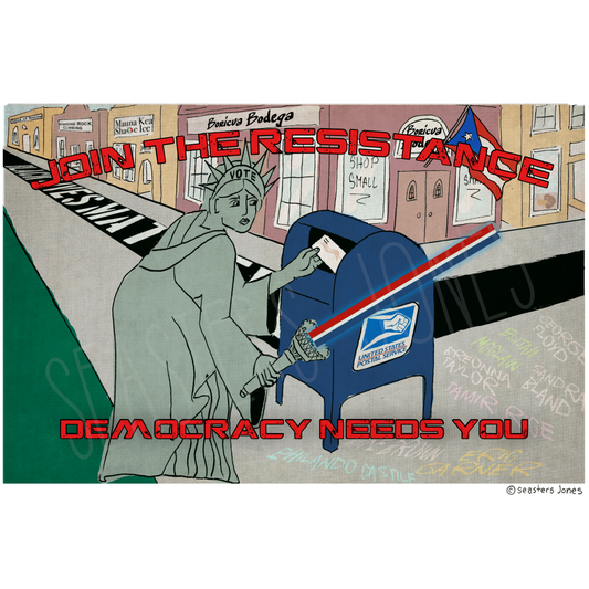 USPS Democracy Needs You Postcard
